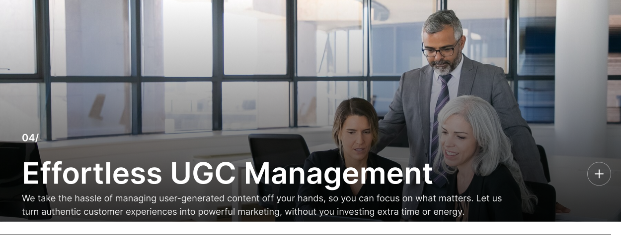 Effortless UGC Management